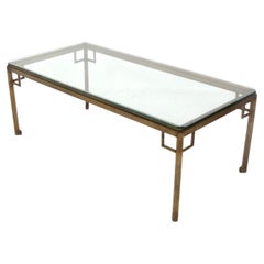 Elegant Brass Coffee Table in the manner of Marc du Plantier circa 1960s