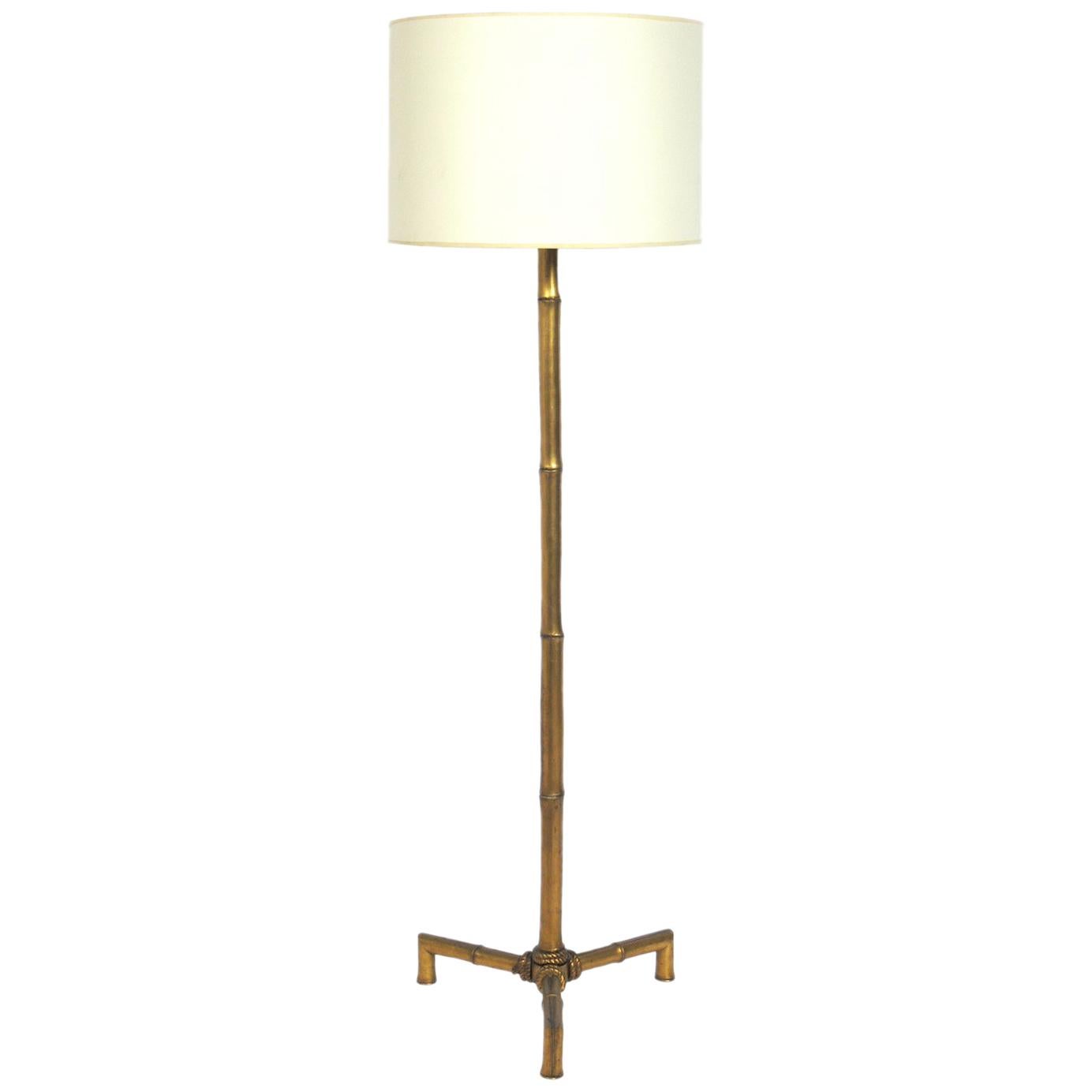 Elegant Brass Faux Bamboo Floor Lamp at 1stDibs brass bamboo floor
