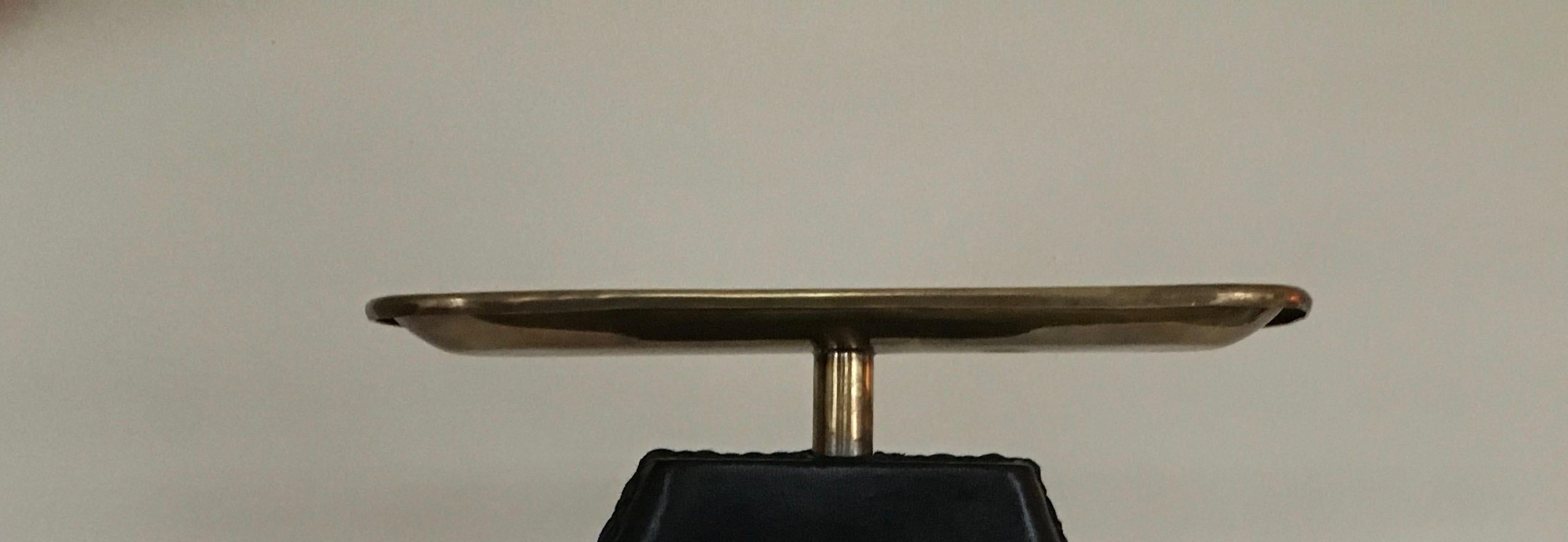 Late 20th Century Elegant Brass Faux Bambou Valet Stand in the Style of Adnet, Italy, 1970