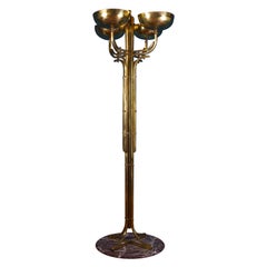 Elegant Brass Floor Lamp by Goffredo Reggiani, Italy, circa 1970