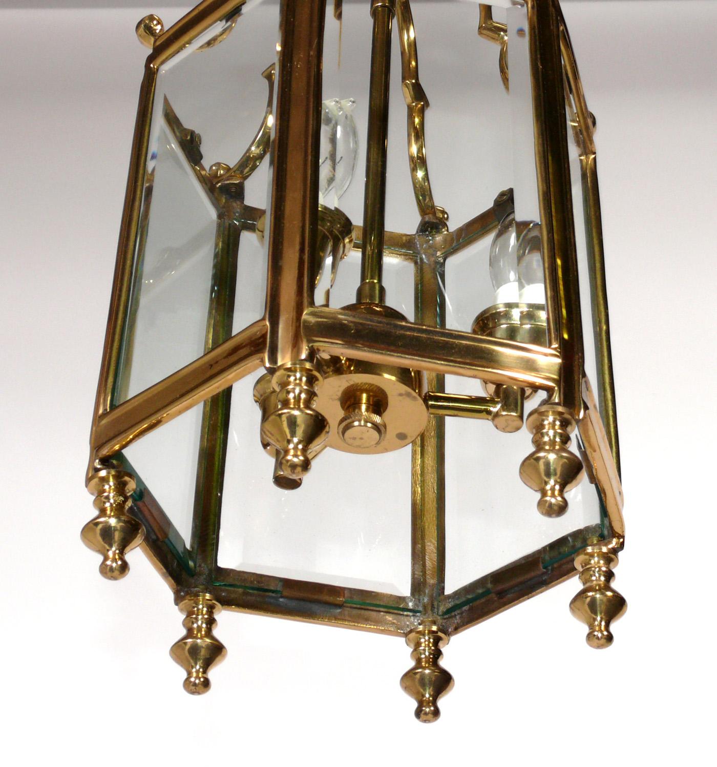 American Elegant Brass Lantern