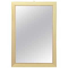 Elegant Brass Mirror Signed by Willy Rizzo