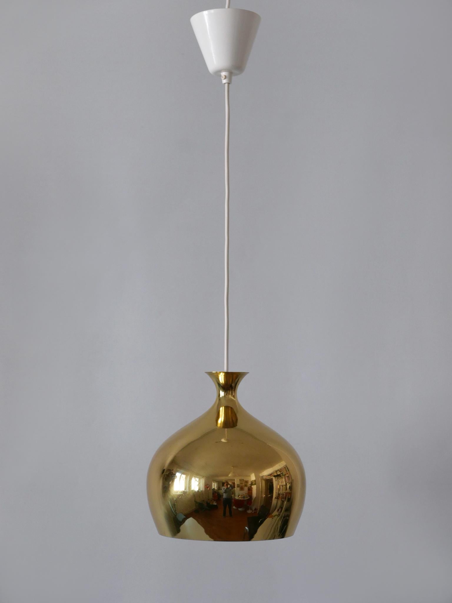 Lampada a sospensione o sospensione in ottone massiccio 