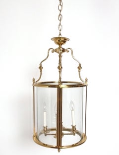 Elegante lanterna o lampadario a sospensione in ottone