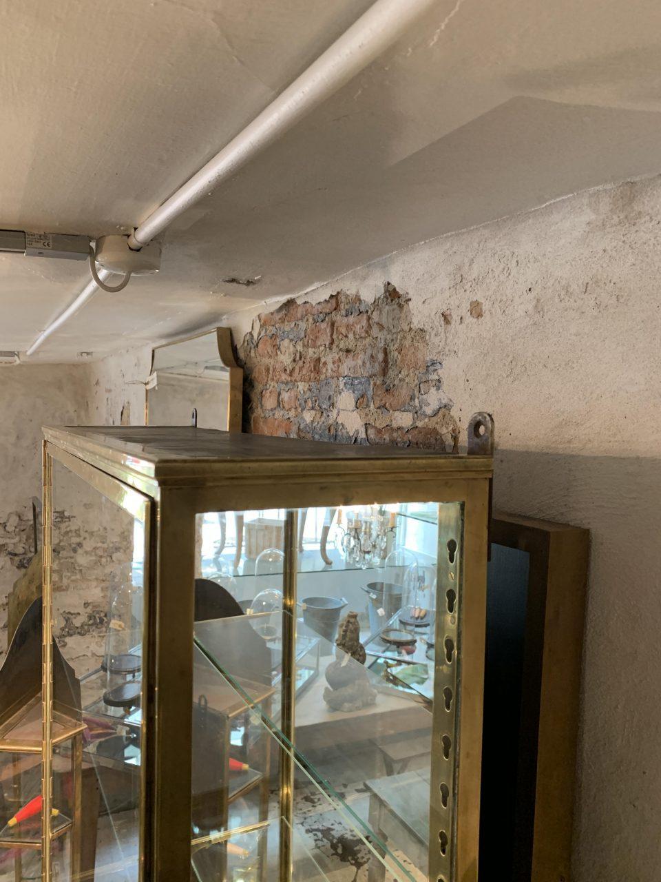 brass wall cabinet