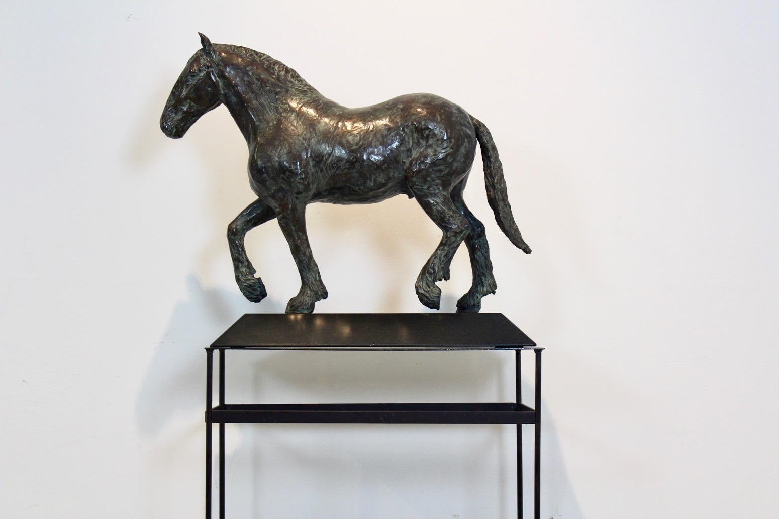 20th Century Elegant Bronze Horse Sculpture by Cocky Duijvesteijn, Signed and Numbered For Sale