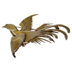 Elegant Brooch from 1958 by Sweden’s most famous silversmith Wiwen Nilsson