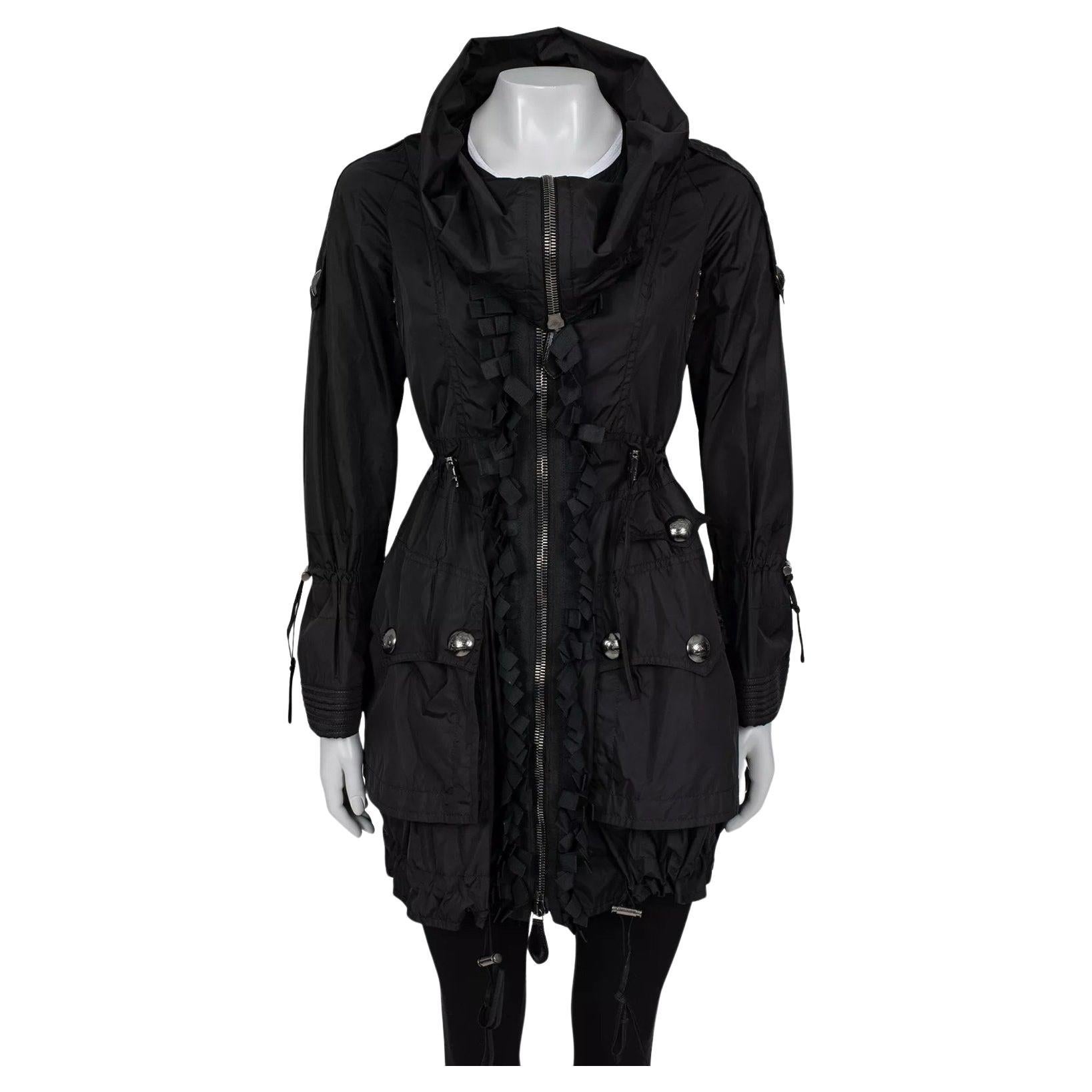 Eleganza del trench nero Burberry - Taglia XS (IT38)
