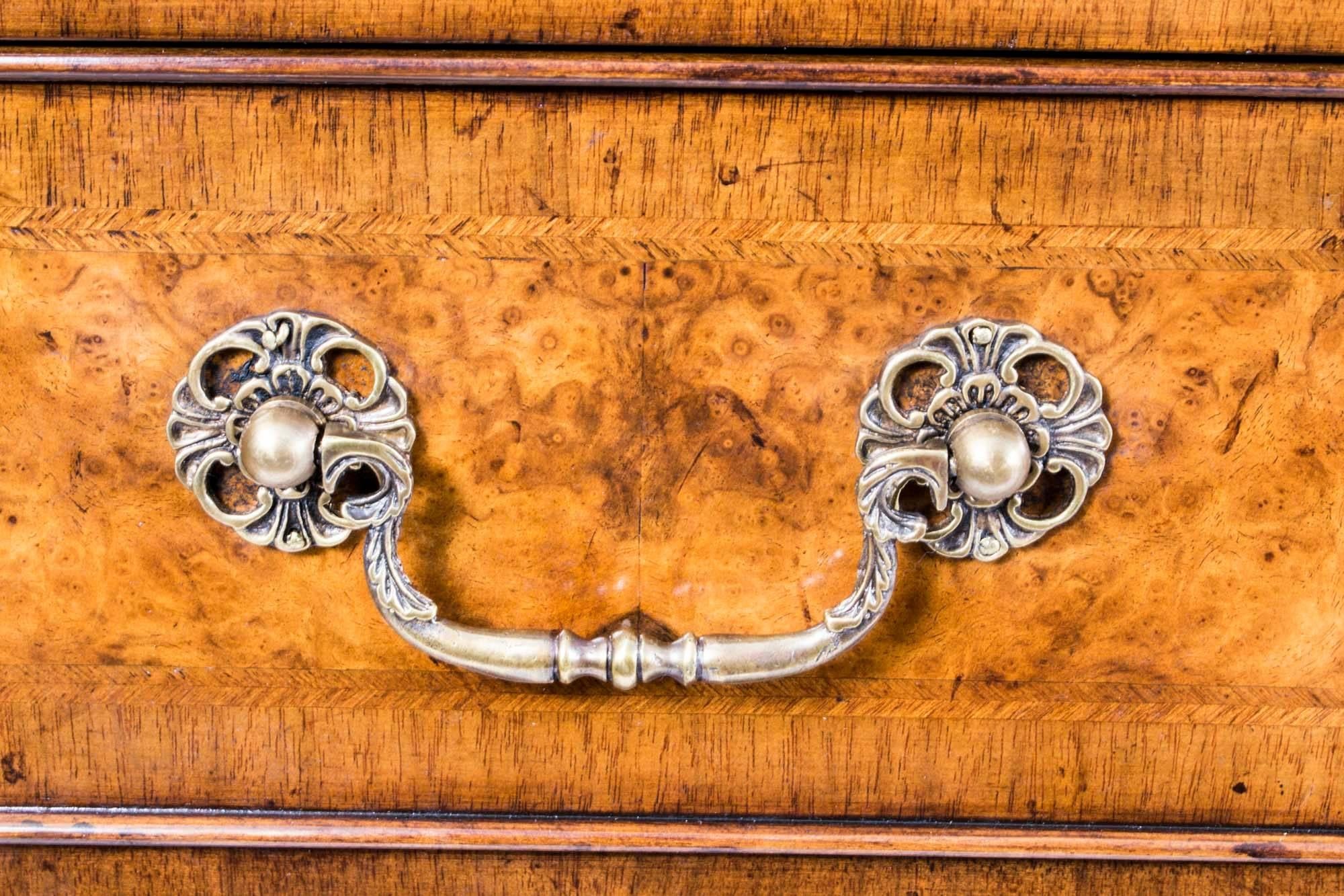 Burr Walnut Sideboard Chiffonier 10