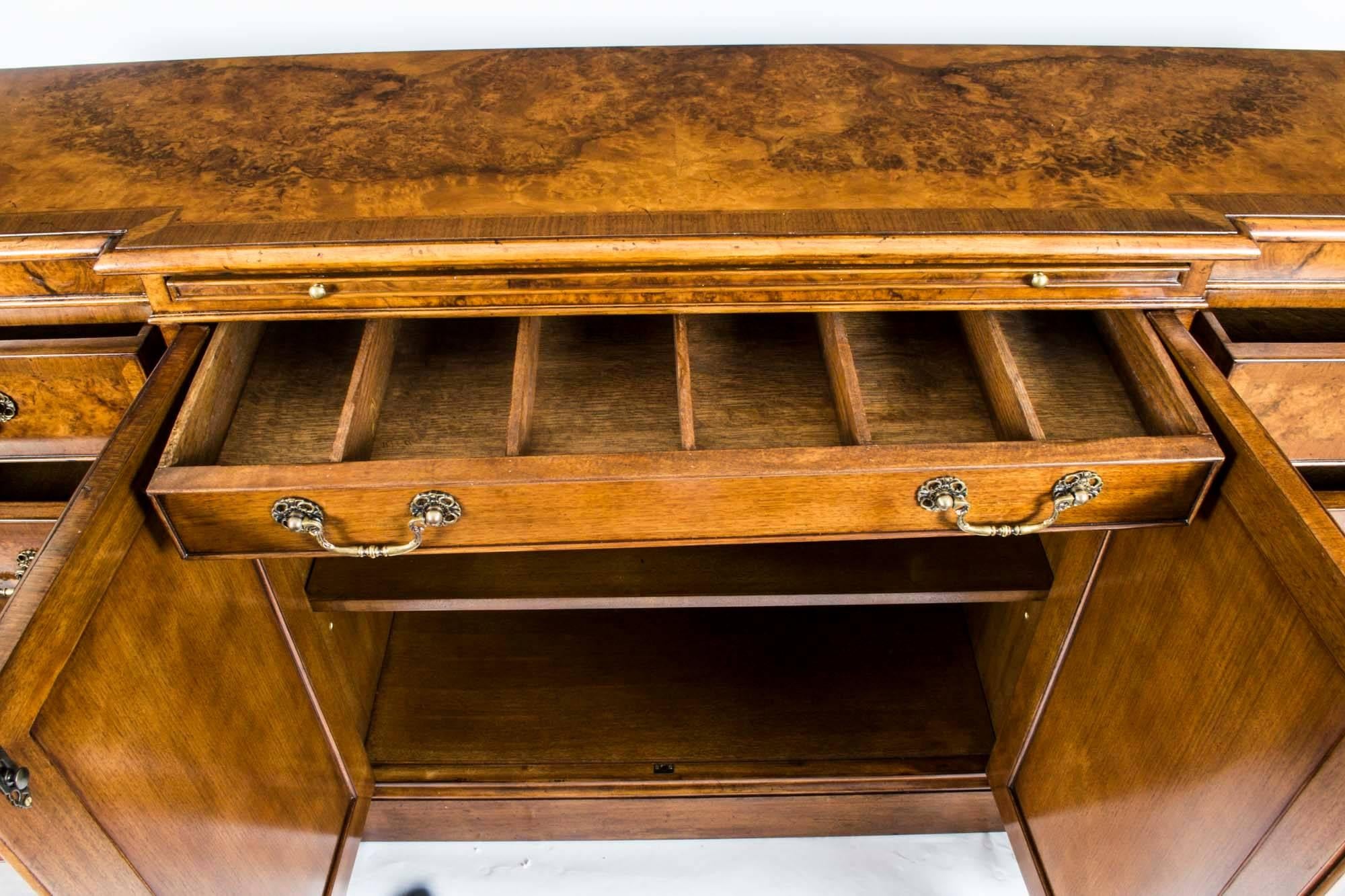 Burr Walnut Sideboard Chiffonier 1