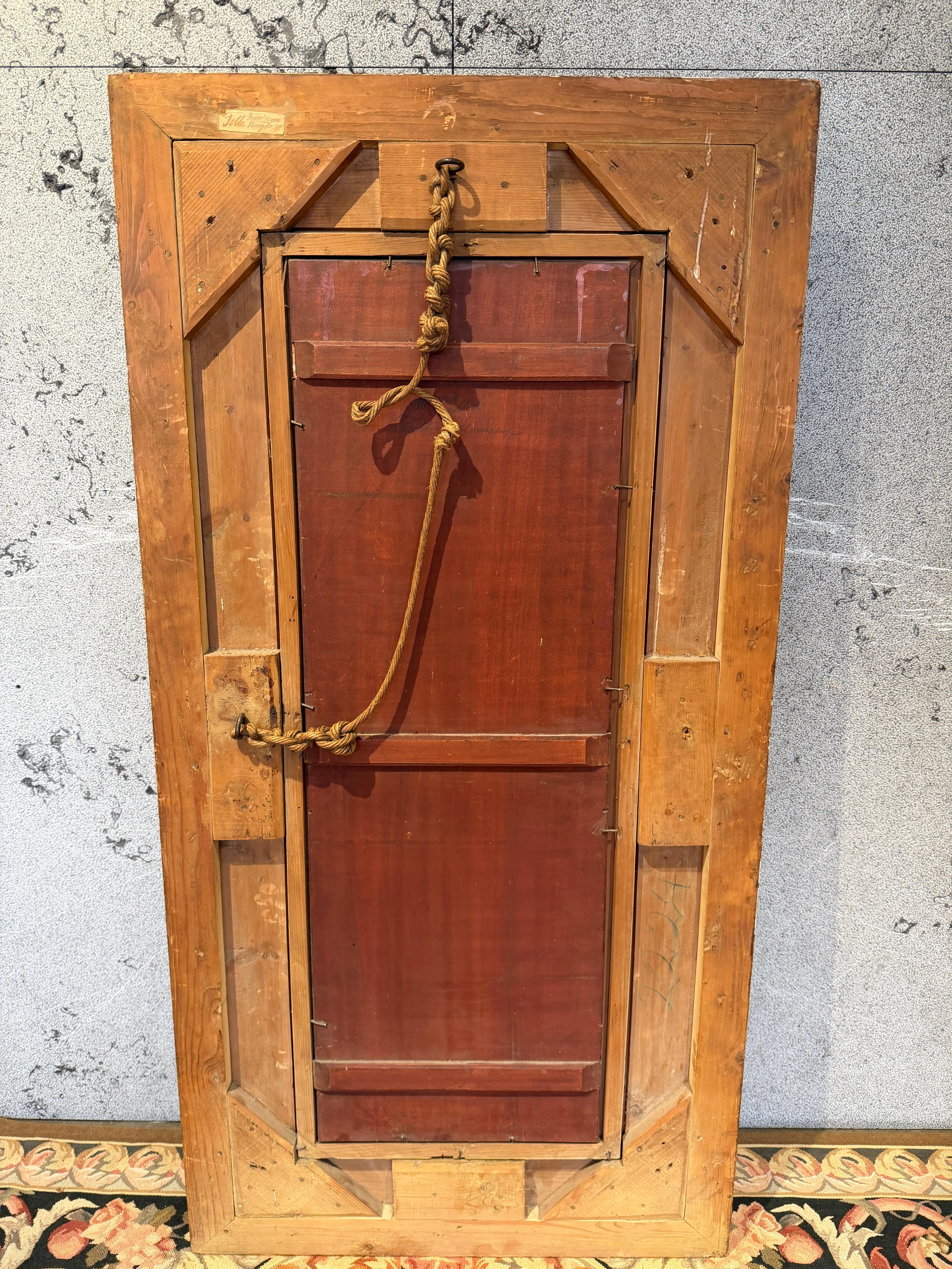 Elegant c.1880 Painting of a Lady with Magnificent Gilt Frame im Angebot 5