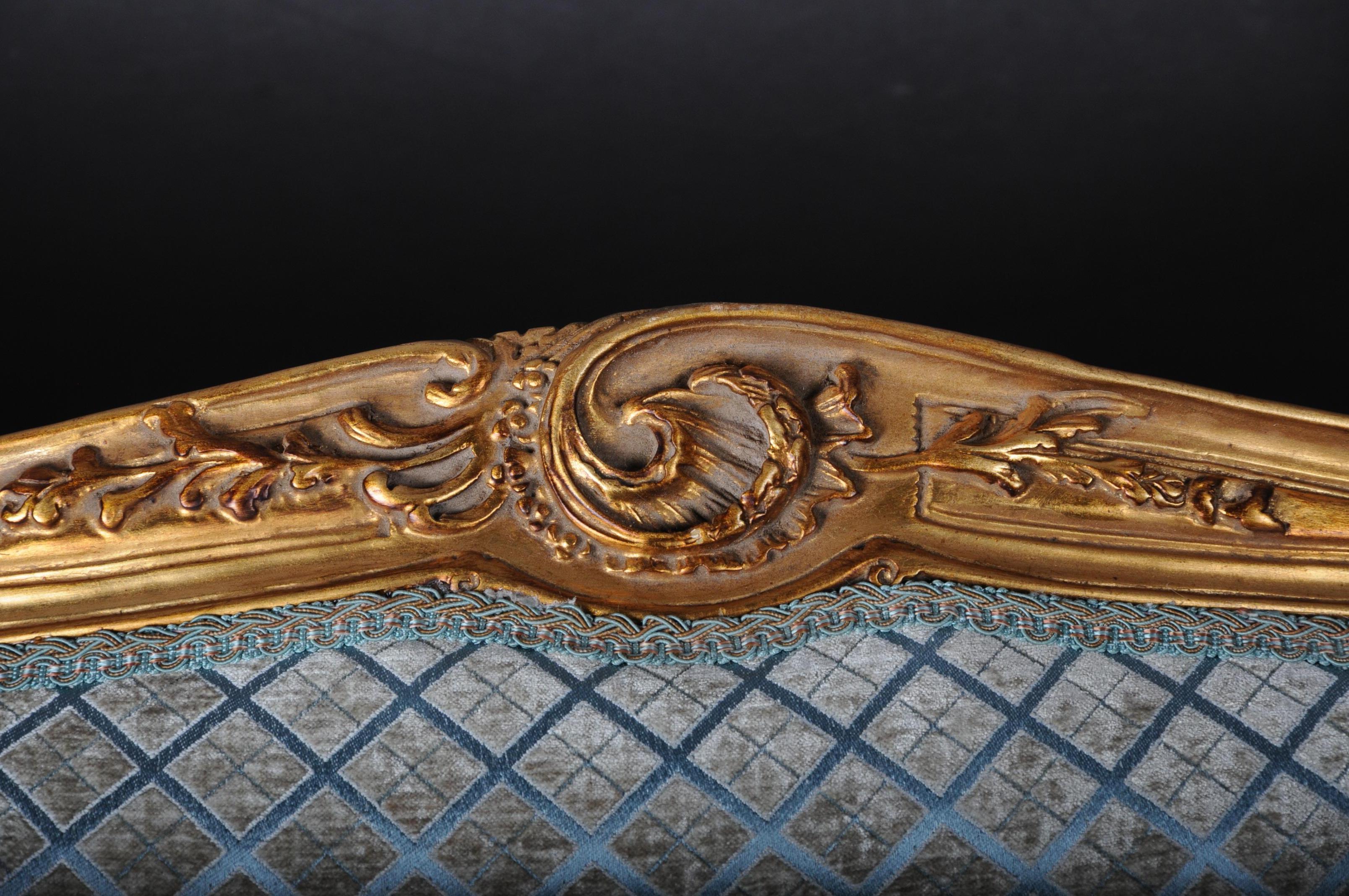 Elegant Canape Couch in Rococo Louis XV Style In Excellent Condition In Berlin, DE