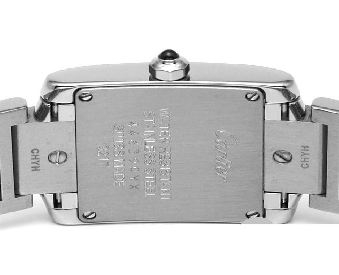 Elegant Cartier Tank Française SM W4TA0008 - Classic Ladies' Luxury Watch 1
