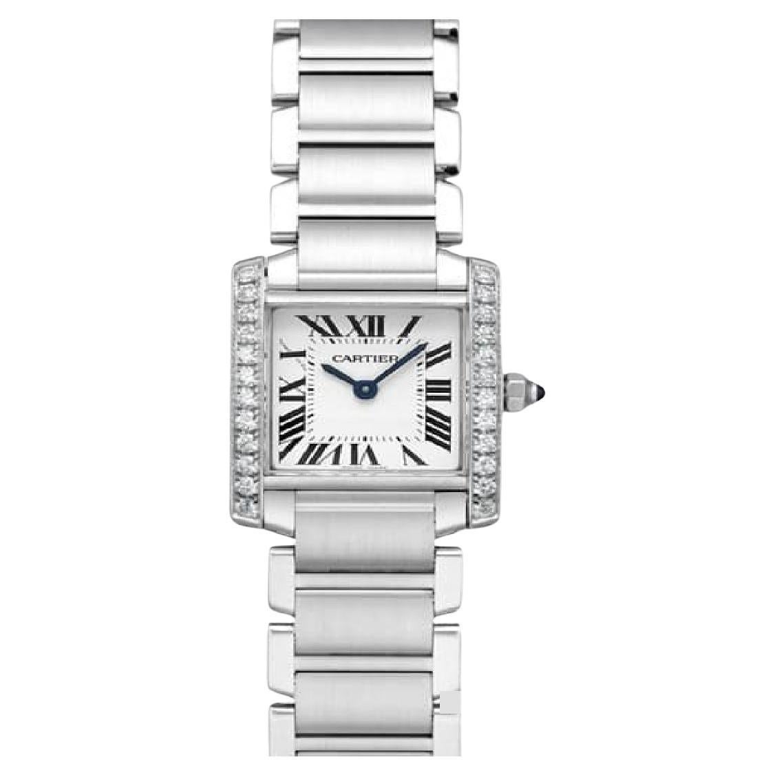 Elegant Cartier Tank Française SM W4TA0008 - Classic Ladies' Luxury Watch
