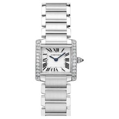 Elegance Cartier Tank Française SM W4TA0008 - Montre classique de luxe pour femme