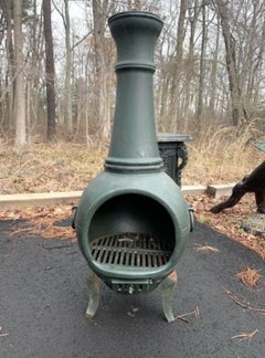 Elegant Cast Iron Chiminea