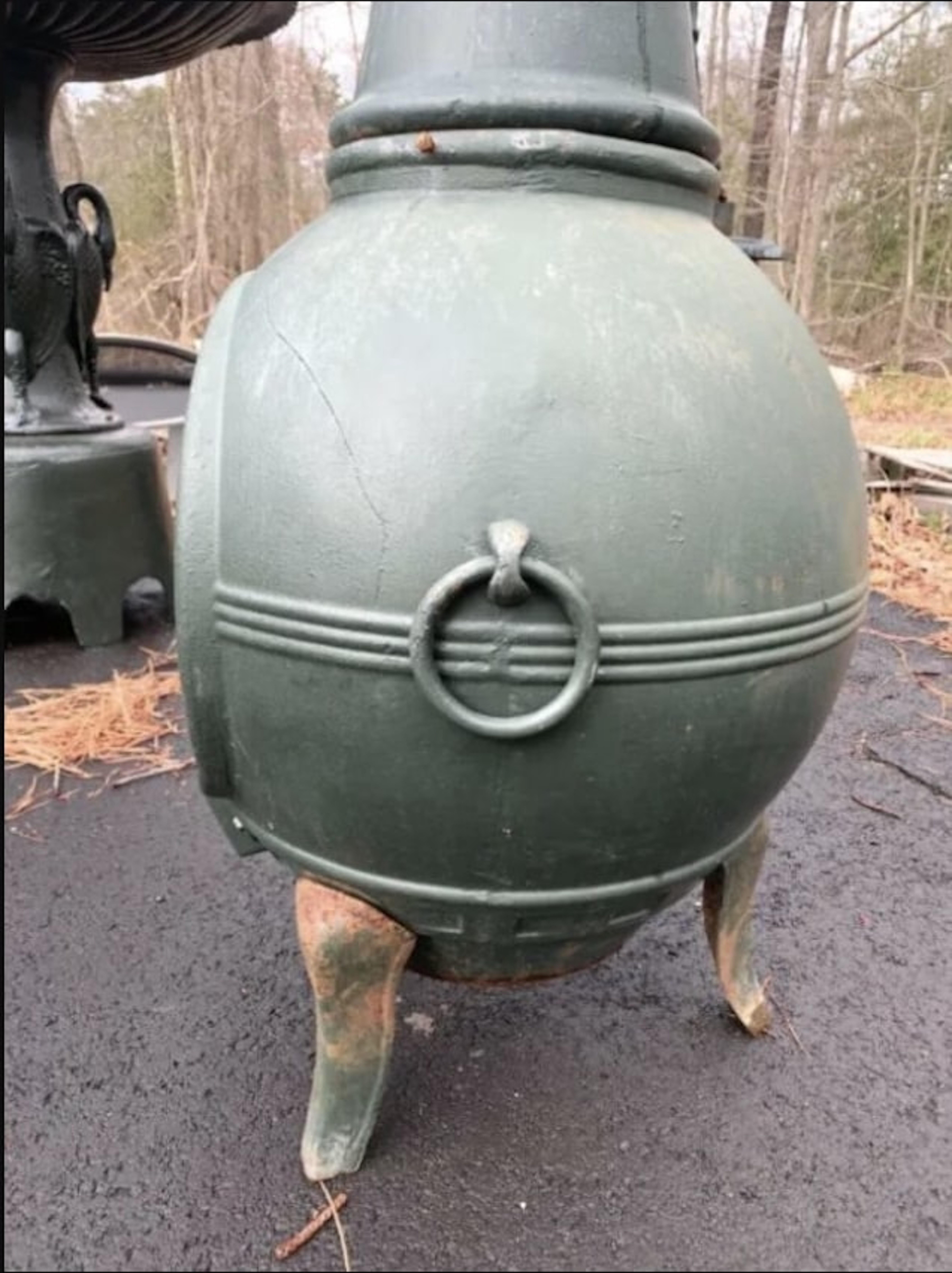 Fer Chiminée en fonte Elegance en vente