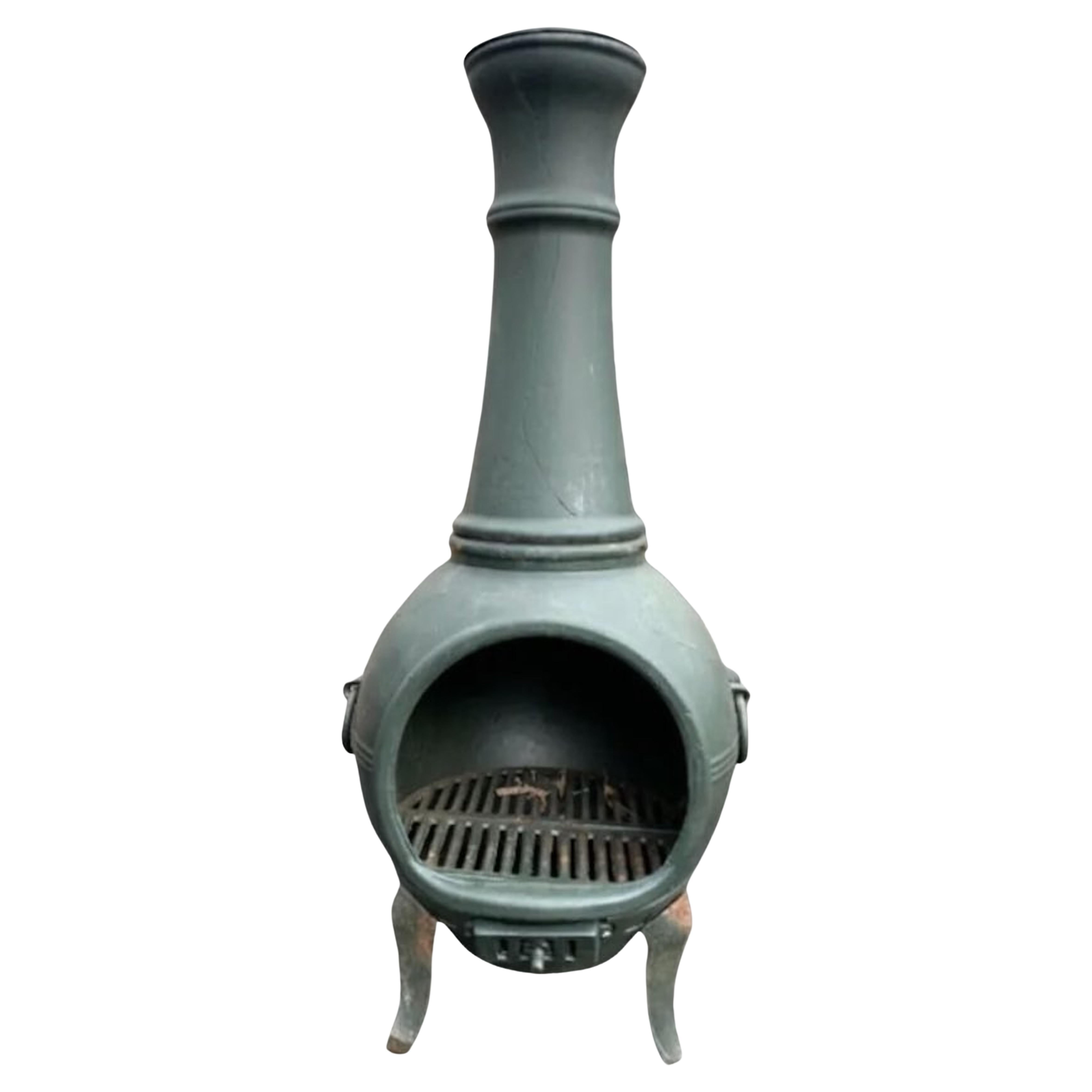 Elegant Cast Iron Chiminea