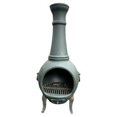 Used Elegant Cast Iron Chiminea