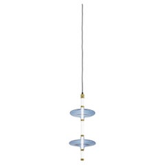 Elegant ceiling Lamp Glass available in Sea Blue - Transparent - Amethyst