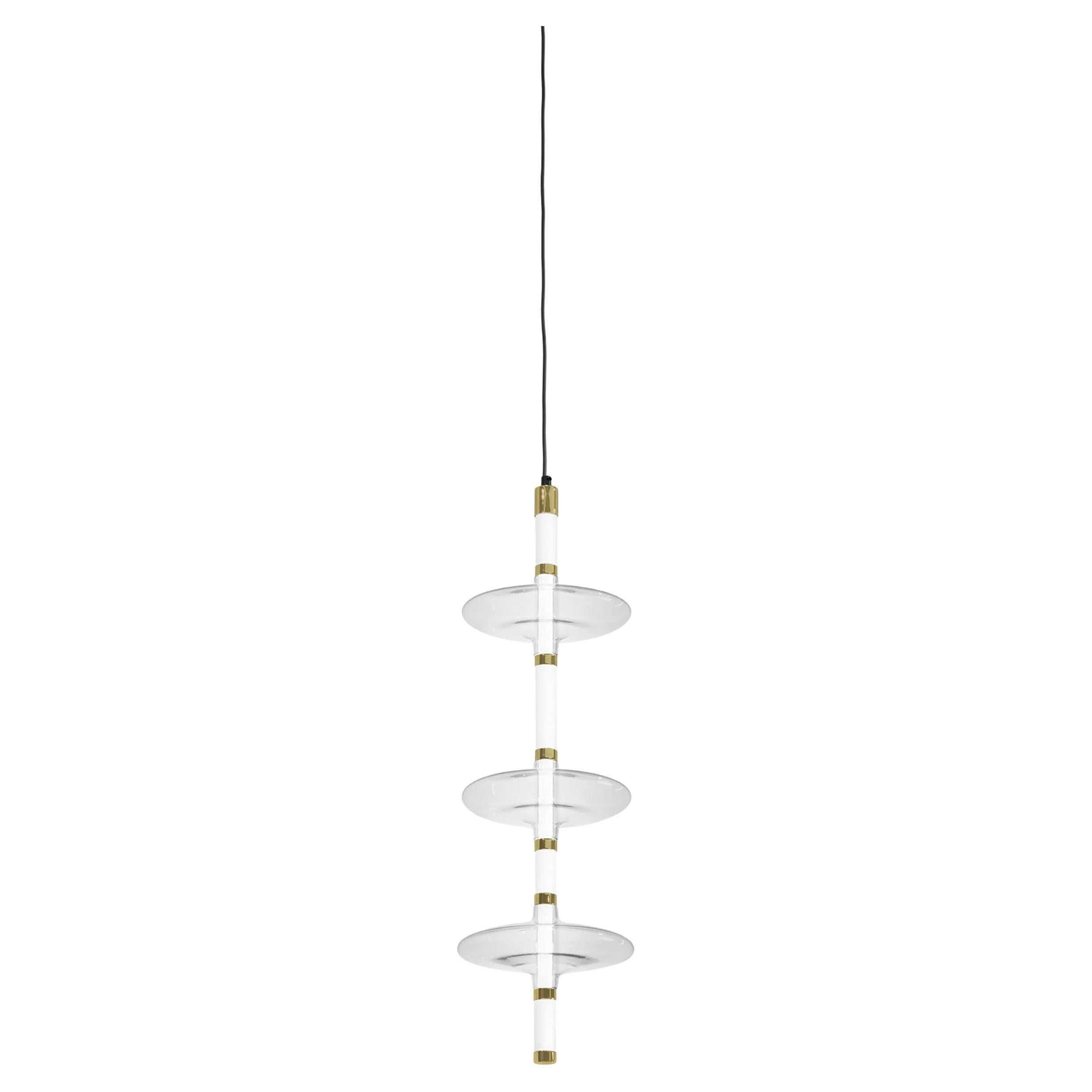 Eleganza del vetro della lampada da soffitto disponibile in blu mare - trasparente - ametista in vendita