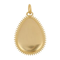 Elegant Celtic Trinity Knot Pendant in 14k Gold with Black & White Diamonds