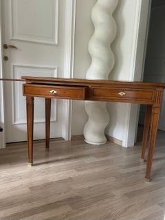 Eleganza della scrivania in Wood della Maison Jansen, Francia 1950.