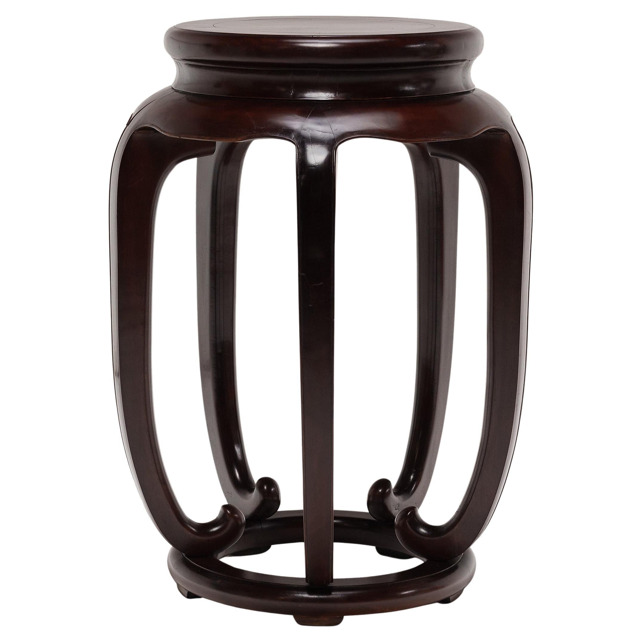 Elegant Chinese Five-Leg Incense Table, c. 1900 For Sale