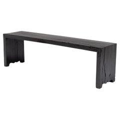 Elegant Chinese Waterfall Scroll Table, 19th Century