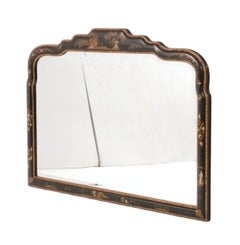 Eleganter Chinoiserie-Spiegel mit handgemalter Dekoration