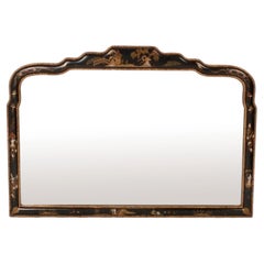 Elegante specchio Chinoiserie con decorazioni dipinte a mano