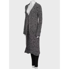 Elegant Christian Dior Schwarz & Weiß Knopf Strickjacke Sz.38