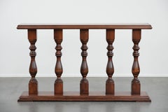 Elegant classic side table / balustrade / hall table from the 20th century