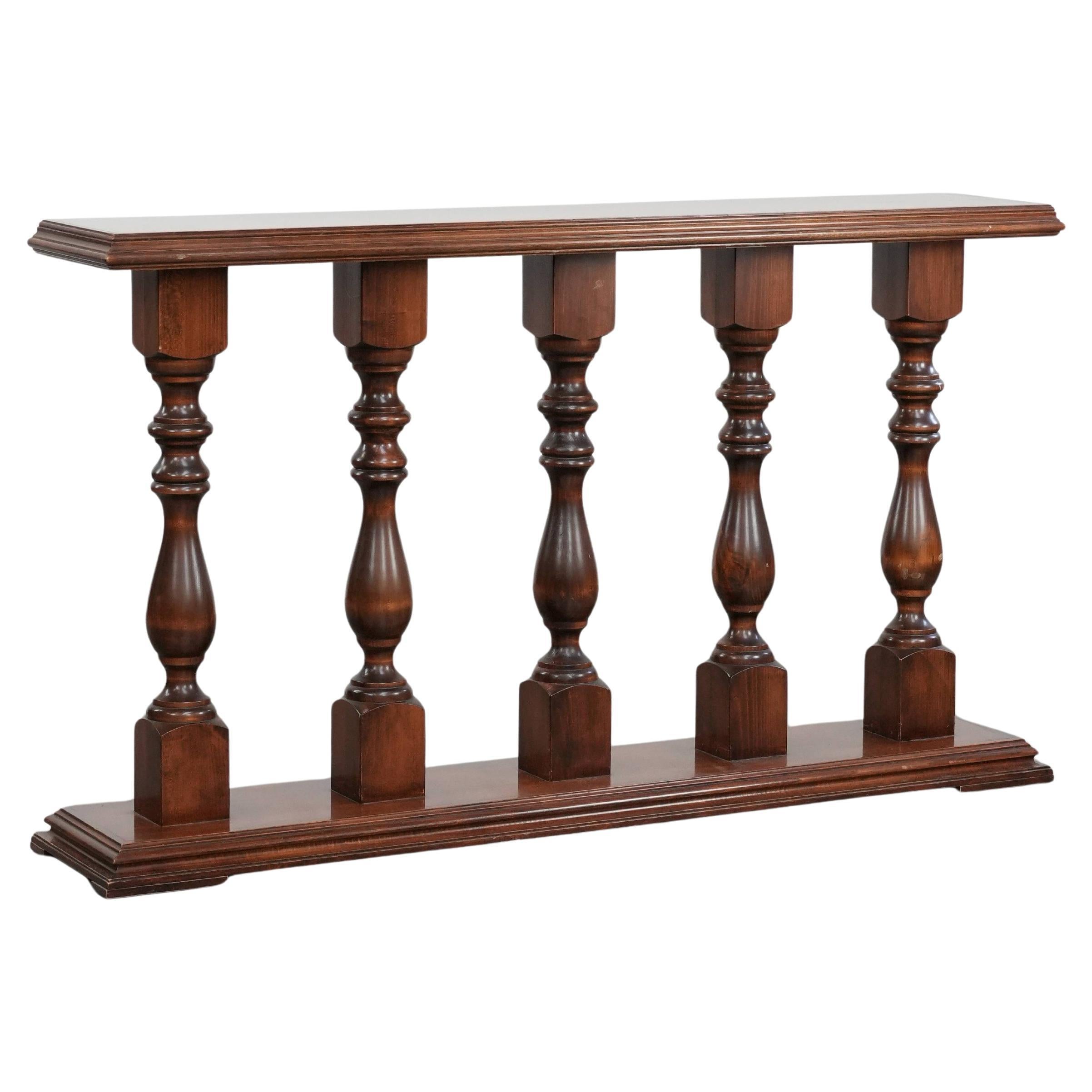 Elegant classic side table / balustrade / hall table from the 20th century For Sale