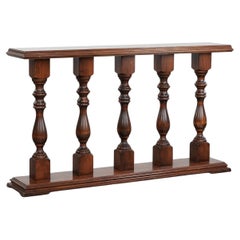 Elegant classic side table / balustrade / hall table from the 20th century