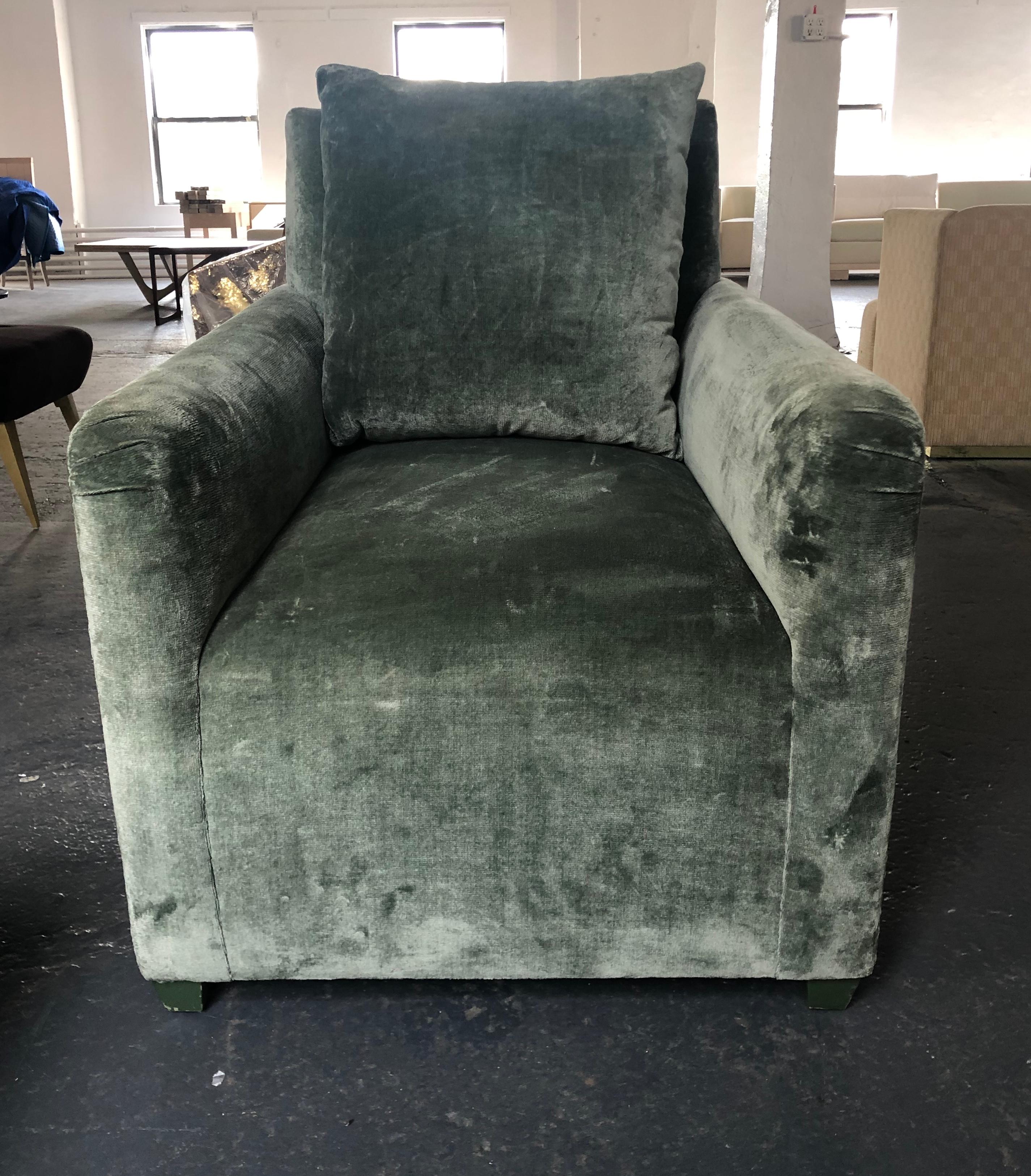 moss green accent chairs