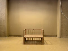 Elegant Compact Pine Bench