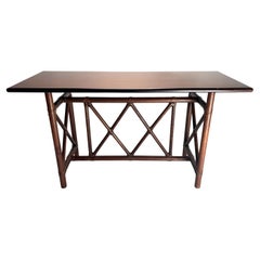 Vintage Elegant Console by Lyda Levi for McGuire, 1970s