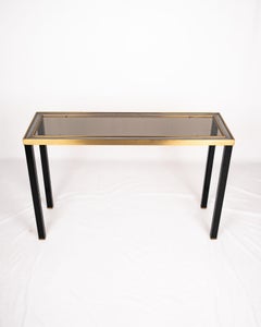 Elegant console table in the style of Willy Rizzo, Hollywood Regency, 1970s
