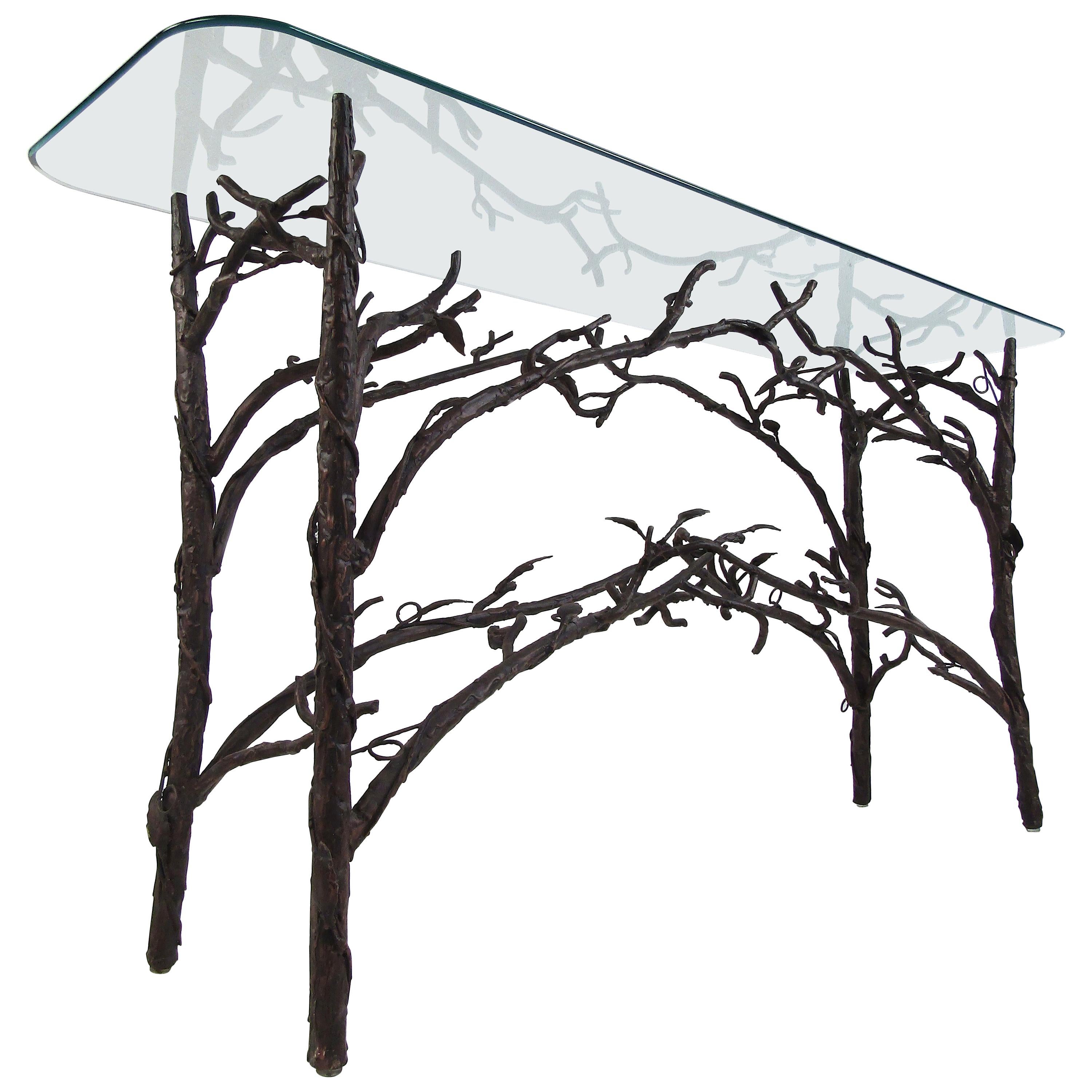 Elegant Contemporary Giacometti Style Console Table