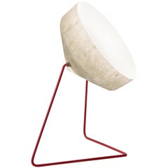 Elegant Contemporary White Matt Moonlight Floor Lamp with Different Base Colors