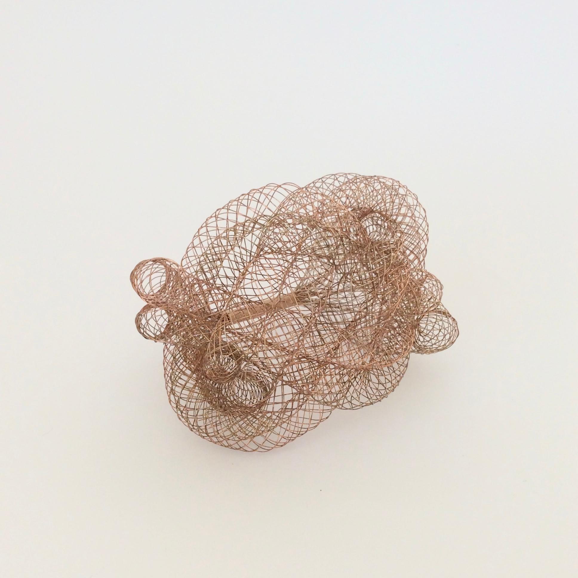 Copper Wire Bracelet, circa 1990. In Good Condition For Sale In Brussels, BE