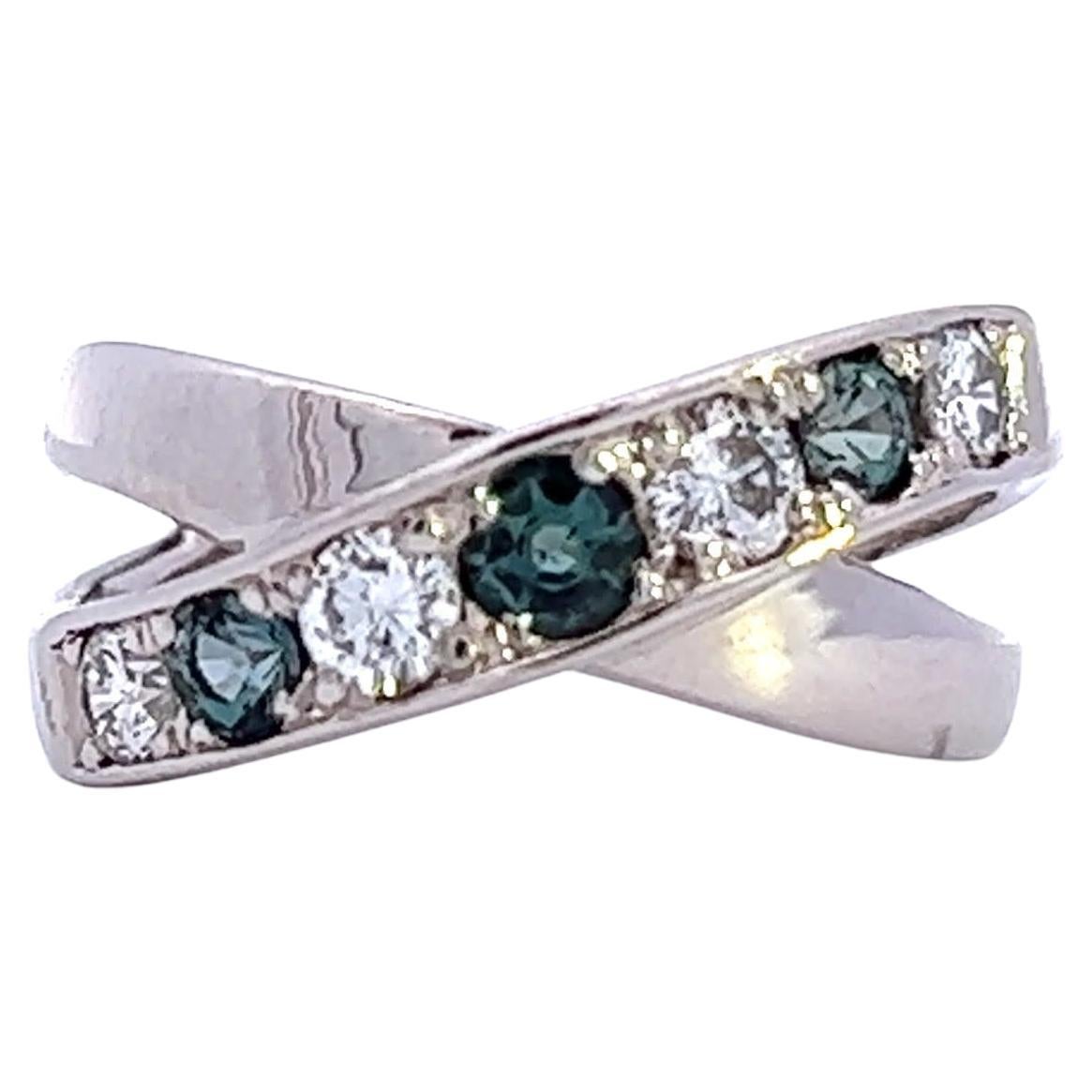 Bague croisée élégante