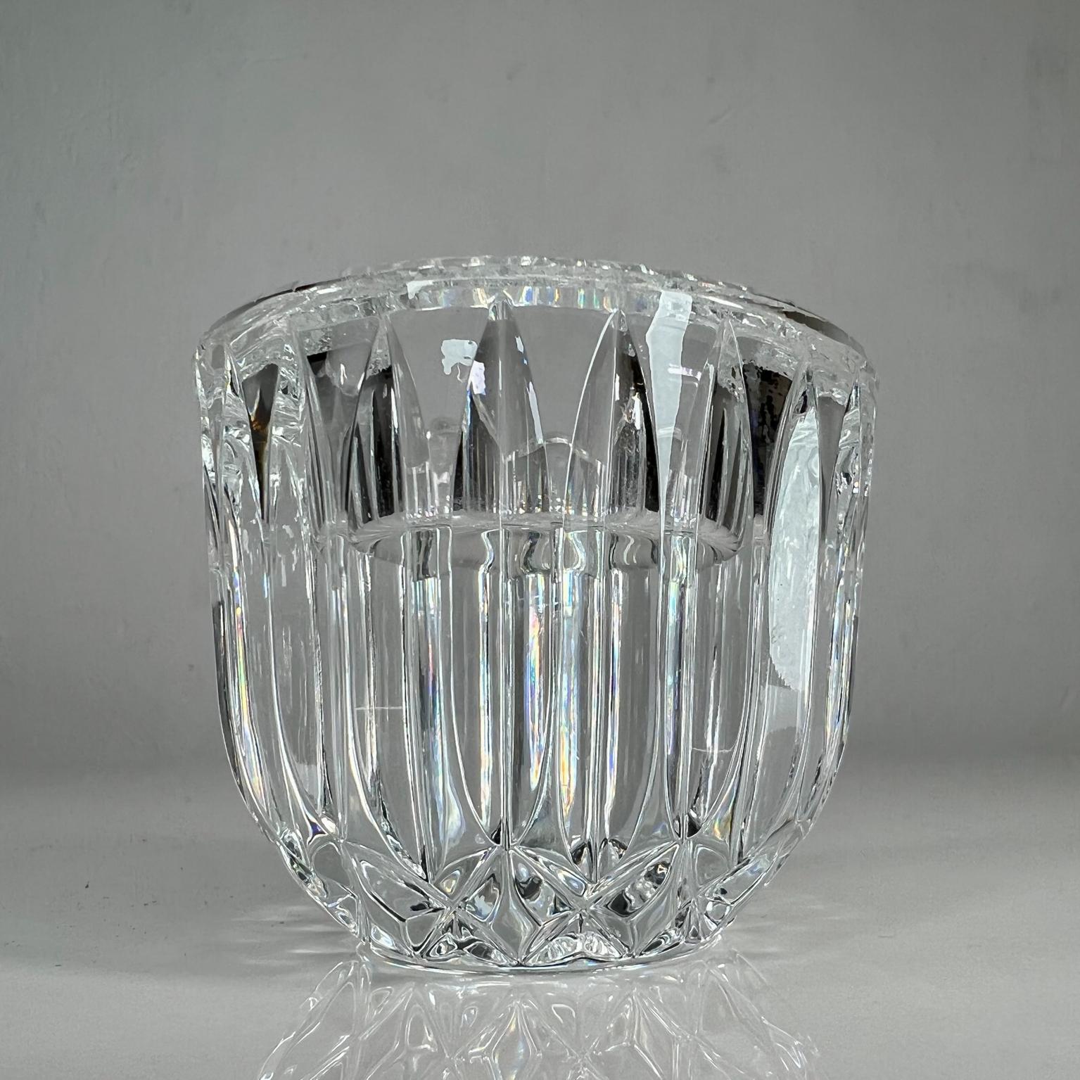 Elegant Crystal Glass Votive Tealight Candle Holder by Waterford Ireland 1