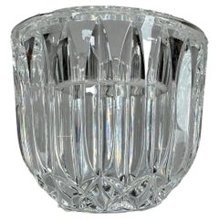 Elegant Crystal Glass Votive Tealight Candle Holder by Waterford Ireland
