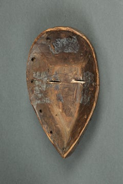 Elegant Cubistic Pende Tribal African Mask, Congo