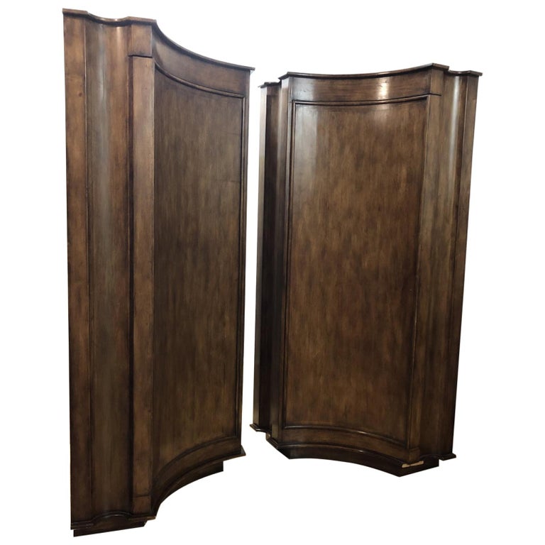 Elegant Custom Corner a Pair For Sale at 1stDibs