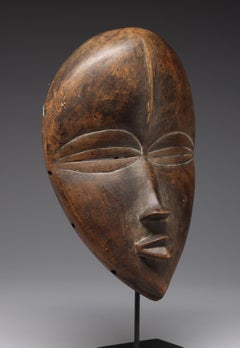Elegant Dan Mask with Large Eyes Ivory Coast Africa
