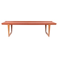 Elegant Danish 1960s Coffee Table in Teak with Solid Oak Legs - Mid-Century Mode