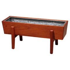 Elegant Danish Design Wooden Planter Box